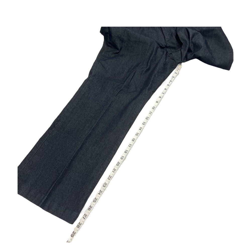 JM Collection Dress Pants Women 18S Black Cotton Stretch Wide Leg Career Classic - Picture 4 of 7